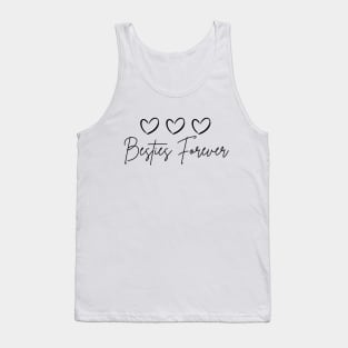 besties forever Heart love Tank Top